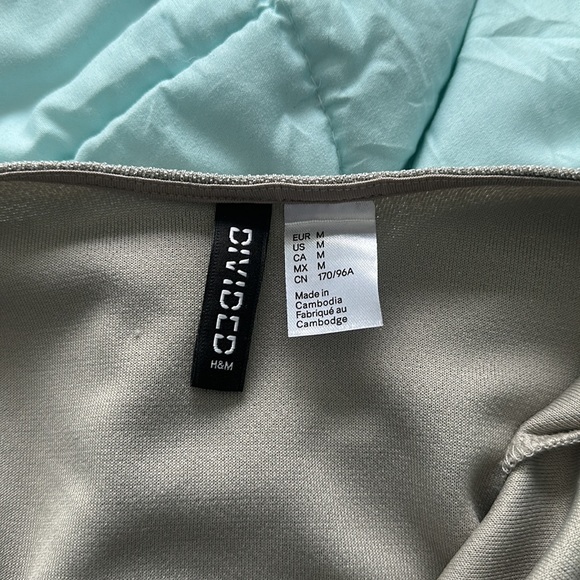 Silver Sparkly Divided Mini Dress - Picture 8 of 8